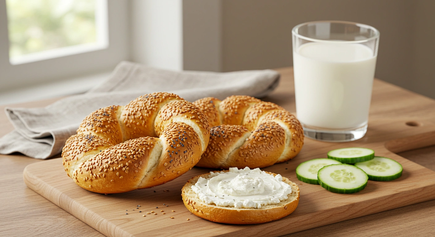 High Protein Cottage Cheese Bagels